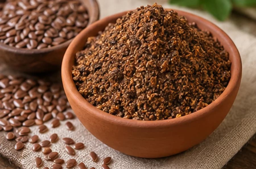 Flaxseed Podi — illustrative generated product photo